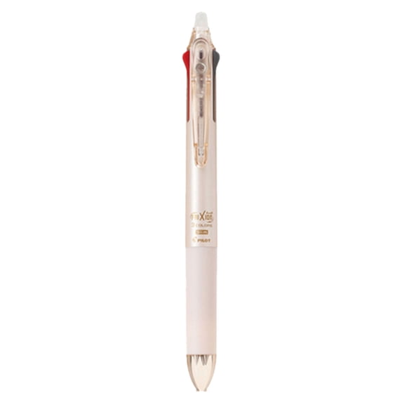 Clearance Under $6! 1 Pack 3-in-1 Retractable Erasable Pen, 0.38mm Multi-Color Rolling Ball Pen with Friction Erasable Ink, Smooth Writing Fine Point Pen