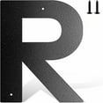thumbnail image 1 of Clearance! 6 Inch Metal House Number Metal Letters House Address Number House Numbers for Outside Mailbox Numbers for Outside Black Modern Metal Numbers and Letters Pendant*1, 1 of 1