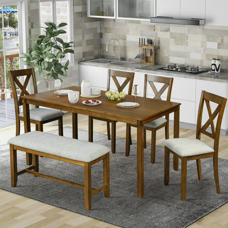 https://i5.walmartimages.com/seo/Clearance-6-Piece-Kitchen-Dining-Table-Set-Wooden-Rectangular-Dining-Table-4-Dining-Chairs-and-Bench-Family-Furniture-for-6-People-Brown_8498ce92-3359-4dfa-a465-c7886d32e9e2.16eacd37f2ec46cb3cfdc8e5e76ef3bf.jpeg?odnHeight=768&odnWidth=768&odnBg=FFFFFF