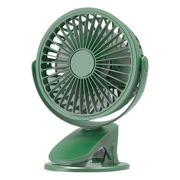Clearance!6-inch New Style Desktop or Clip-on AC Electric Personal Indoor Fan with 3 Speeds, Green