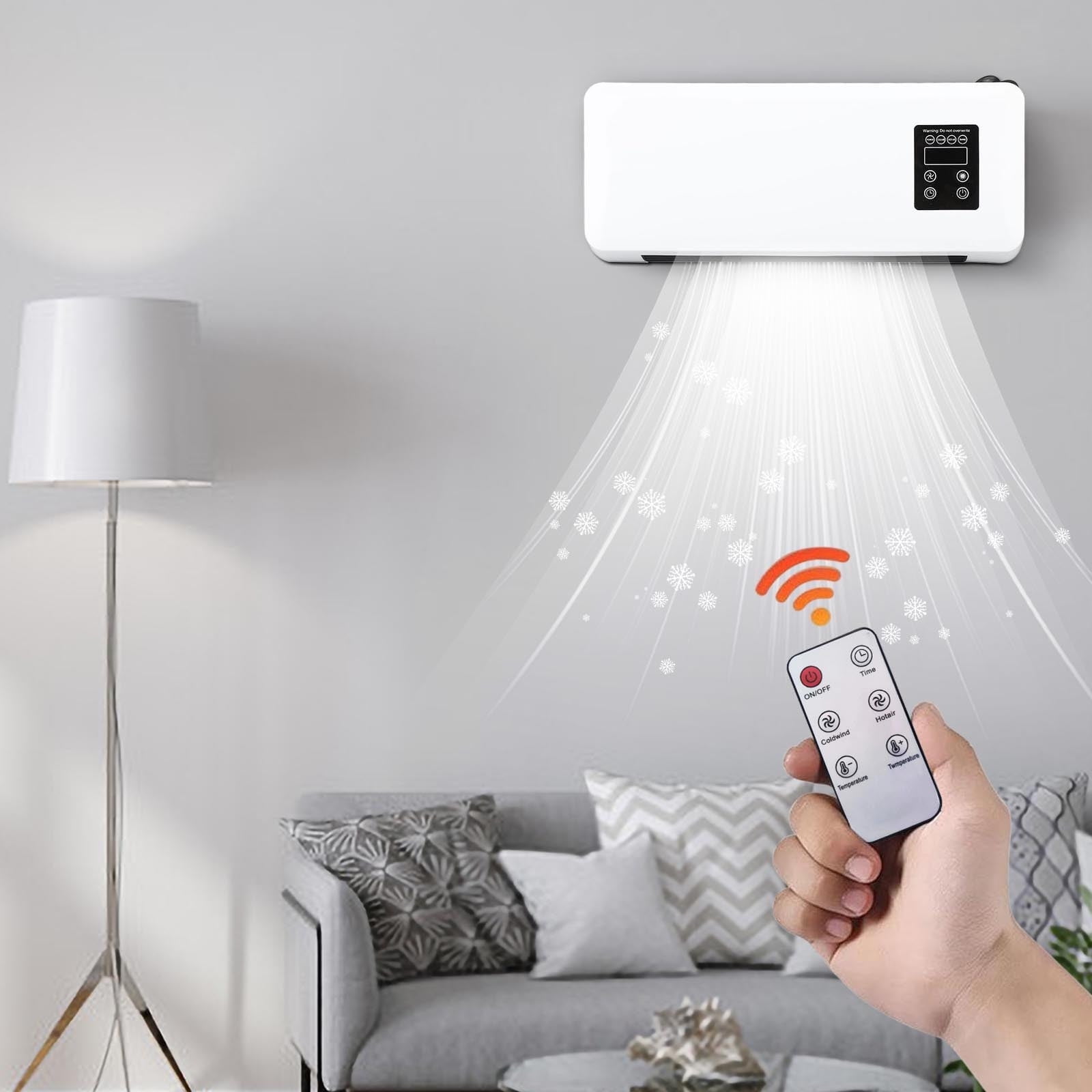 Clearance 6000 BTU 110V/50Hz/1500W Quick Cold Wall Mounted Air