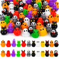 thumbnail image 1 of Clearance 60pc Halloween Mini Resin Figurine, Glow in the Dark Halloween Decorations Indoor, Mini Ghost Figurines for Table Shelf, 1 of 7