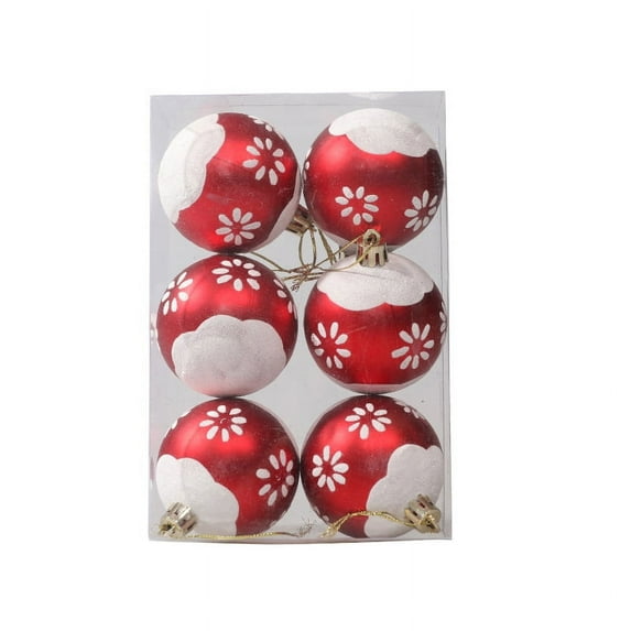 Clearance! 6pcs Christmas Balls Ornaments Shatterproof Christmas Tree Ornament Xmas Trees Decorations E
