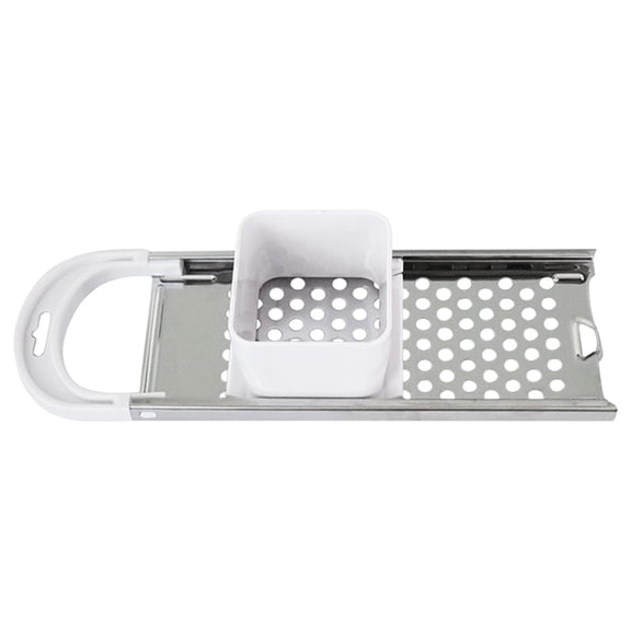 Clearance Under $7, 1 Pack Stainless Steel Spaetzle Maker, Manual Noodle Planer with Pusher, Handheld Dough Grater for Dumplings and Pasta, Kitchen Gadget,(Silver)