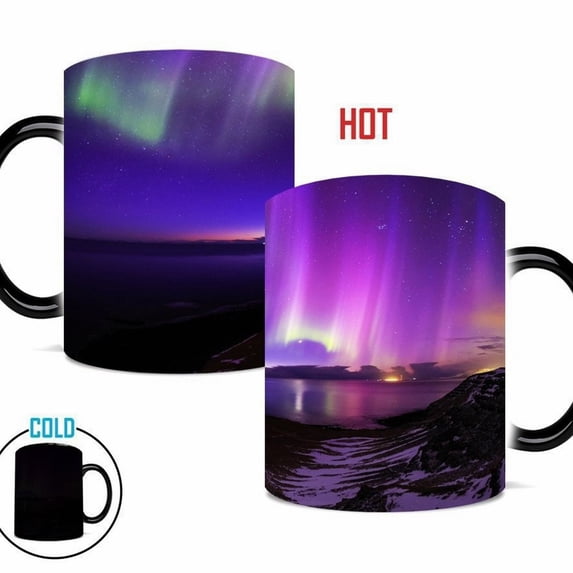Clearance Under $7.46! Heat Sensitive Color Changing Coffee Mug, Thermal Reactive Tea Cup with Novelty Design, Funny Magic Mug for Hot and Cold Drinks