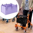 thumbnail image 1 of Clearance below $7 Home Textile Storage Large Rollator Basket Foldable Cloth Under Seat Rollator Bag Basket Carry Insert For Four Wheel Rollator For Seniors Women Men Travel Activities, 1 of 8