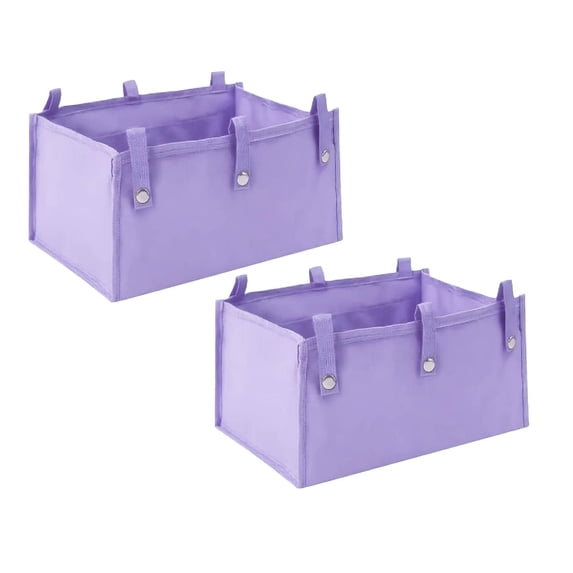 Clearance below $7 Home Textile Storage Large Rollator Basket Foldable Cloth Under Seat Rollator Bag Basket Carry Insert For Four Wheel Rollator For Seniors Women Men Travel Activities 2PCS