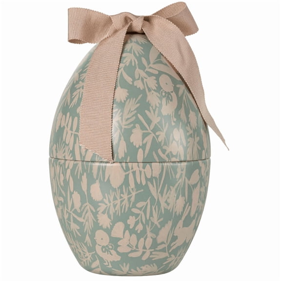 Clearance! 7"Metal Easter Egg with Ribbon for Filling Treats, Basket Stuffers, Easter Egg Hunt, Easter Theme Party Favors, Easter Egg Hunt Games