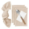 thumbnail image 1 of Clearance below $7 Table Cloth Package Washable Cotton And Linen Napkins In 16 X 16 Inches Style Napkins Suitable For Wedding Parties Bridal Showers Birthdays Table Decorations, 1 of 9