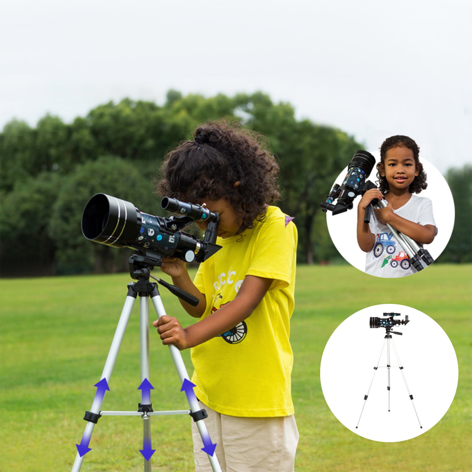 Clearance 70mm Telescopes For Adults Astronomy & Kids & Beginners
