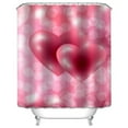 thumbnail image 1 of 72*72inch Waterproof Bathroom Shower Curtain, Valentine's Day Bathroom Shower Curtain ,Red Hearts Romantic Shower Curtains for Bathroom Decor, 1 of 7