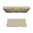 thumbnail image 1 of Clearance!76.77x49.21x5.91in Replacement Canopy and Swing Cushion Cover, Canopy Top Cover and Chair Seat Cover for Swing Patio Garden (Beige), 1 of 8