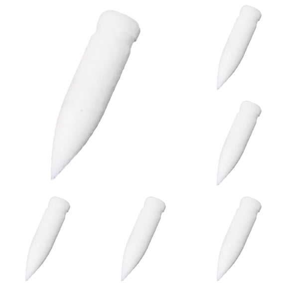 Clearance Under $8, 100 Pack Replacement Brush Tips for Paint Markers, Soft Nylon Nibs for Acrylic Pens, Refillable Marker Tips for Drawing and Art, One Size(Beige*100)