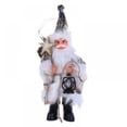 thumbnail image 1 of Clearance 8" Inch Standing Woodland Santa Claus Christmas Figurine Figure Decoration, 1 of 7