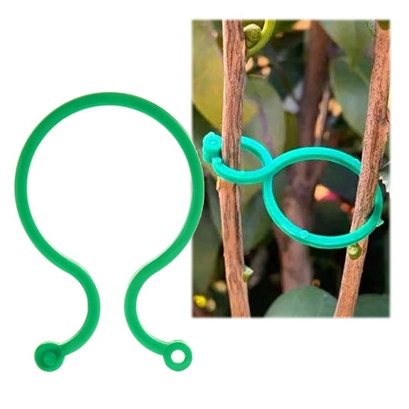 8-Shaped Plant Fixing Clips Small Size 100 Pcs