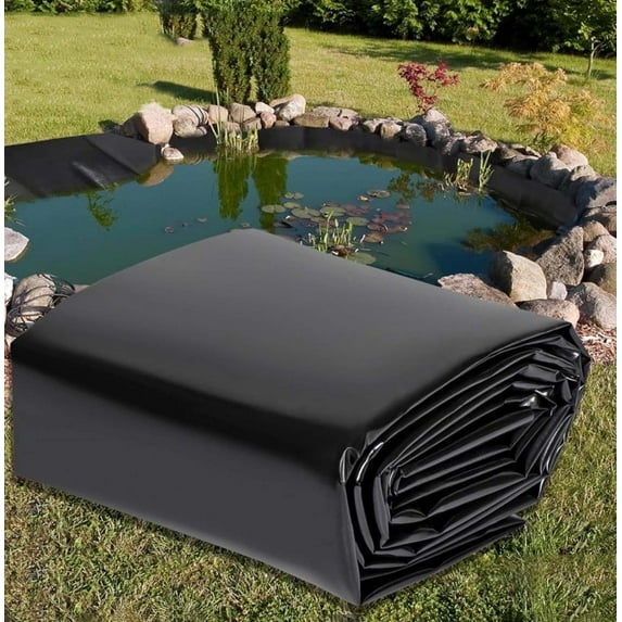 Clearance! 80*80in Pond Liners Flexible Liners, Pond Liner, Pond Liners for Outdoor Ponds, Large Size Plastic Pond for Garden Landscape, Aquaculture, Pond, Construction Site on Clearance