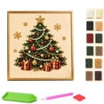 thumbnail image 1 of Clearance! 8in Christmas Pearl Art Kits for Adults Pearl Diamond Art Diy Kits DIY Pearl Painting Kit for Adults & Beginners (Christmas Tree), 1 of 8
