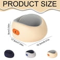 thumbnail image 1 of Clearance Under $9.79! 1PC Travel Neck Pillow, Heated Massage Pillow with Vibration for Car & Airplane, Cloth, for Home & Travel, (18x16x9cm, Navy Blue), 1 of 5