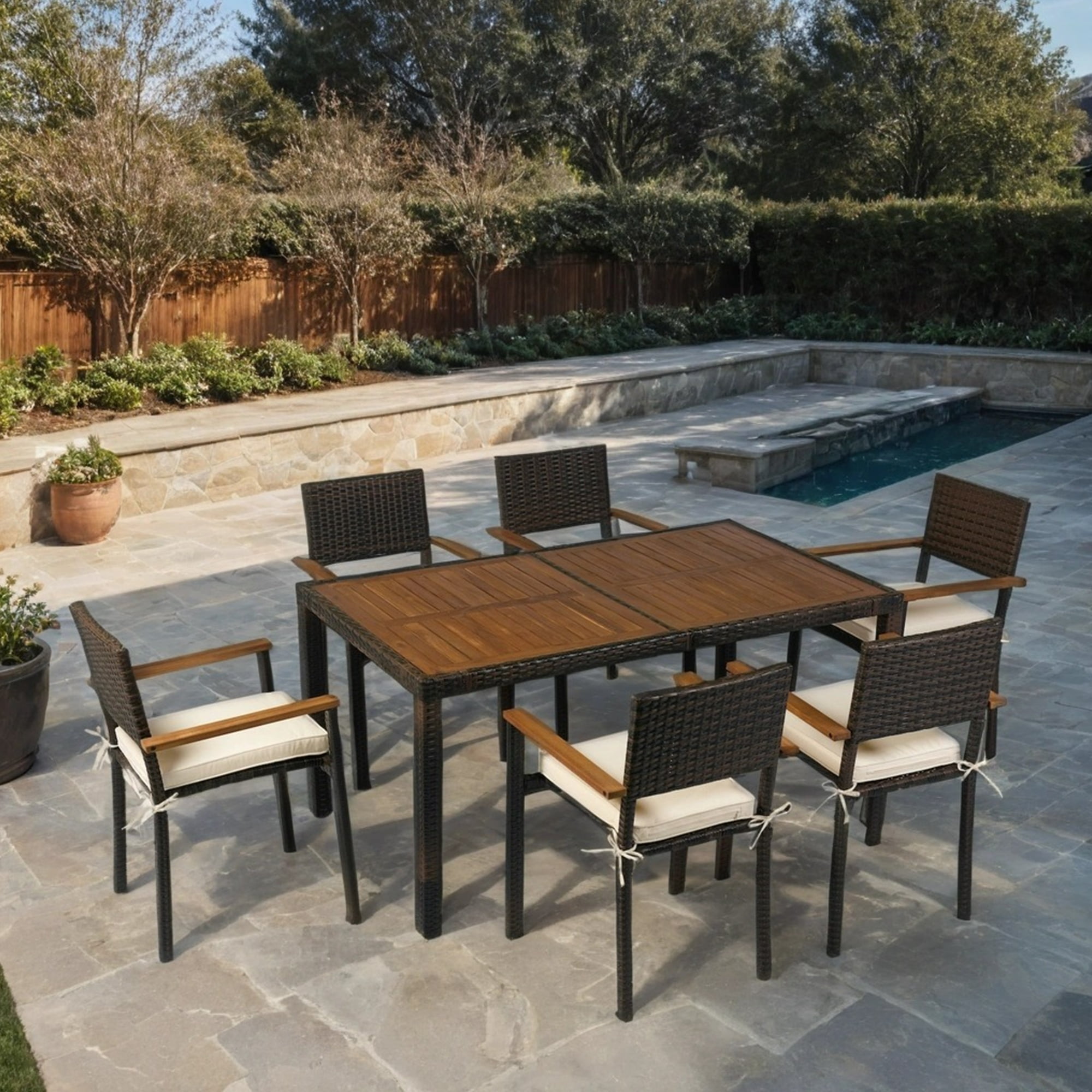 9 Piece Outdoor Dining Set Clearance