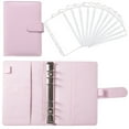 thumbnail image 1 of Clearance! A6 Leather Notebook With 12 Loose-Leaf Zipper Pockets, Bill Change Storage Book, 1 of 1