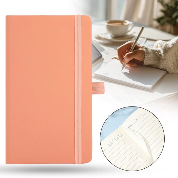 Clearance! A6 Long Notebook Pink Planner Spiral Notebook