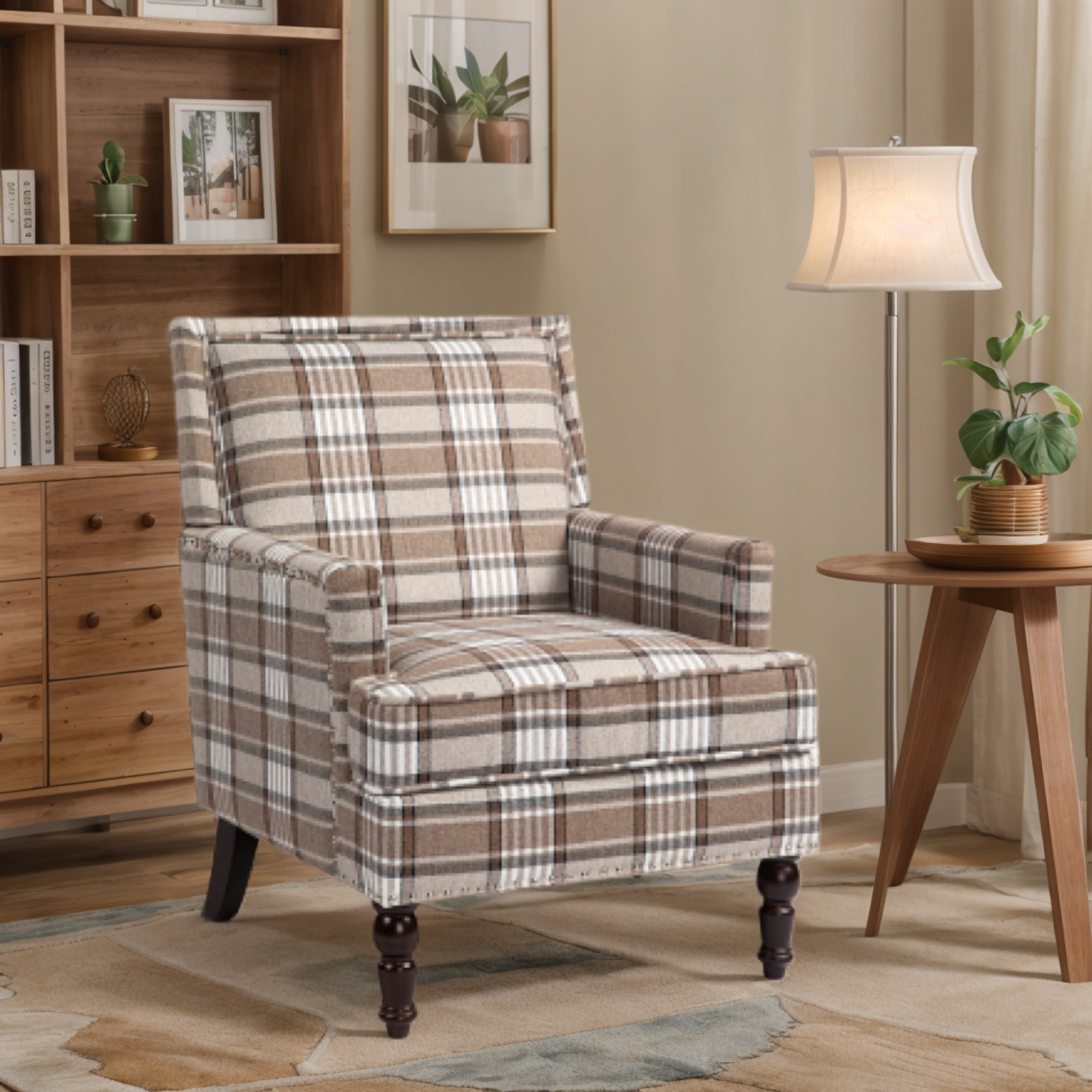 Clearance!!! Accent Chair, Upholstered Living Room Chairs with Comfort ...