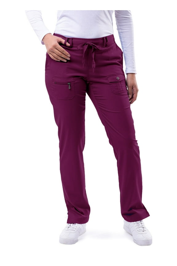Clearance Adar Pro Petite Slim Fit 6-Pocket Scrub Pants