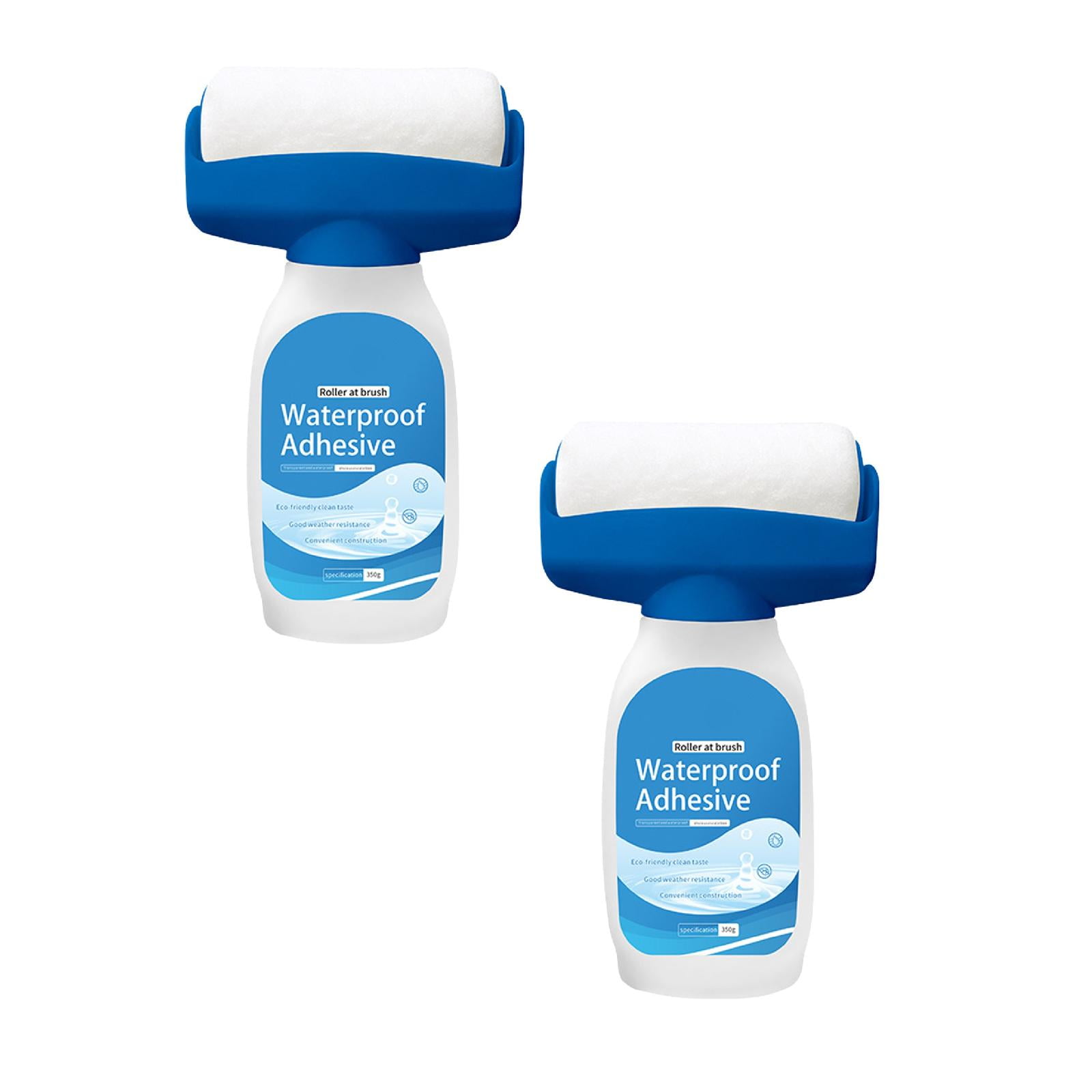 Clearance Adhesive mucilage under $20,Clear Adhesive With Roller Brush Super Strong Anti Leakage Agent Adhesive Coating Agent For Indoor Outdoor 1ml 2PC