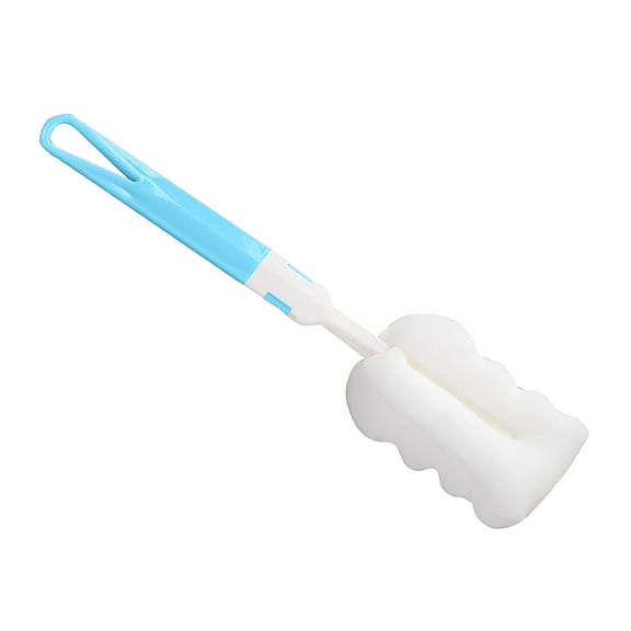 Clearance! Adjustable Length Sponge Cup Washing Brush Milk Bottle Brush Cup Cleaning Brush