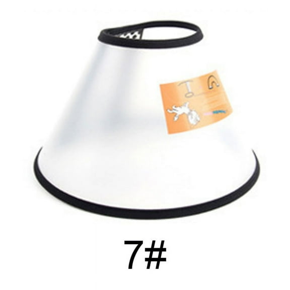 Clearance Adjustable Recovery Pet Cone E-Collar for Cats Puppy Rabbit,Plastic Elizabeth Protective Collar Anti-Bite Lick Wound Healing Safety Practical Neck Cover