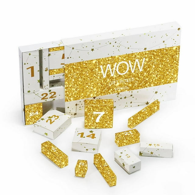 Clearance Advent Calendar 2024 24 Days Natural Gemstones Advent
