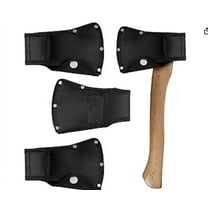 Clearance! Aedtie Equipment Package Hatchet Leather Axe Head Cover Double Snap Hatchet Protector Hatchet Cover Portable Hatchet for Camping Lover Outdoor Camping Black,Home Essentials Clearance Sale