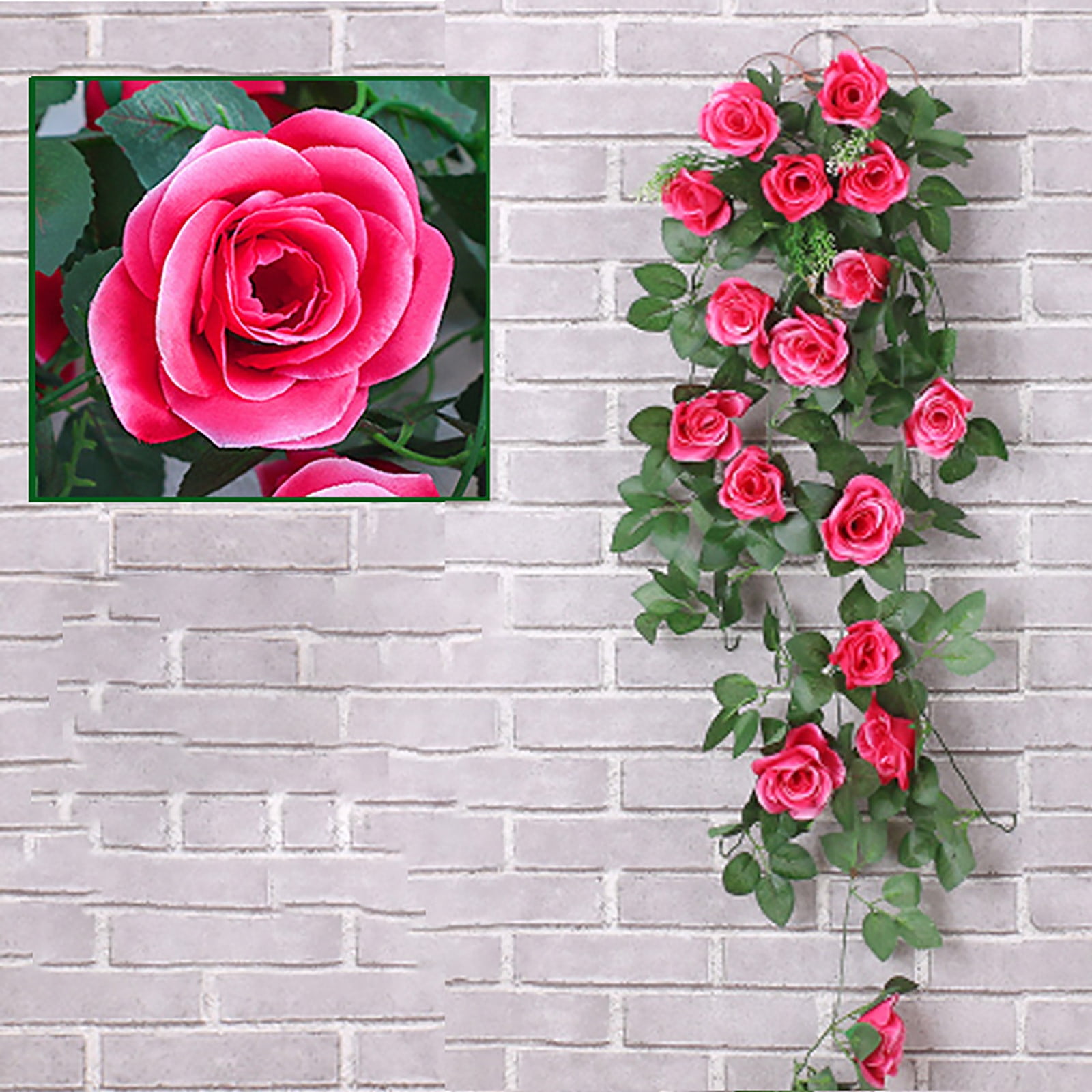 Clearance!Aijlhda Artificial flowers Simulation Wall Hanging False