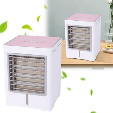 Clearance Air Cooler under $40 Portable Air Conditioners USB Personal Air Conditioner With 3Speed Evaporative Air Cooler With LED Screen Portable Cooler Fan for Room Tent Bedroom Car Camping