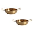 thumbnail image 1 of Clearance Air Fryers & Accessories under $20 8.7" Korean Ramen Noodle Pot With Handles Stainless Everyday Pan Golden Korean Cooking Pot For Soup Noodle Pasta Home And Outdoor Dishwasher, 1 of 8