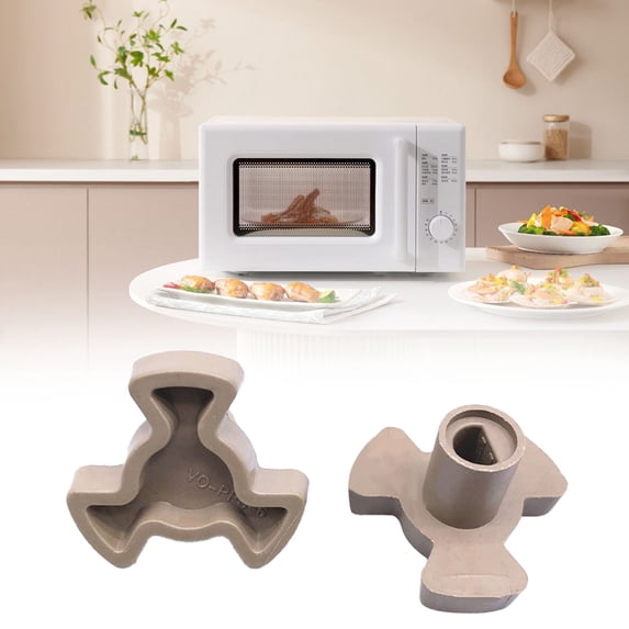 Clearance Air Fryers & Accessories under $5 Microwave Turntable Replacement Parts Y Shaped Drive Hub & Glass Tray Adapter For Smooth Rotation