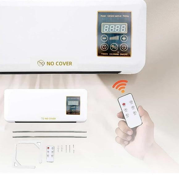 Clearance Air Heater under $65 Two In One Wall Mounted Mobile Air Electric Fan Fully Installed Mobile Air Conditioning 2024 Mini Split AC/heating System W Portable Ductless Remote Home/bedroom/studio