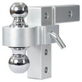 thumbnail image 1 of Clearance! Alu Adjustable Trailer Drop Hitch,2inch receiver,6 inch adjustable, 1 of 9