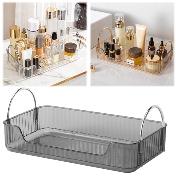 Clearance! Aminojy Hanging Baskets for Organizing Easy To Use Makeup Organizer And Disposal Makeup Storage Tray with Metal Handling Capability Countertop Organizer Neatly Organized Makeup Bathroom