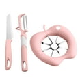 thumbnail image 1 of Anckoeil Kitchen Multifunctional Gadgets Fruit Splitting and Cutting Stainless Steel Fruit Skiving Machine Peeling Three-Piece Set, 1 of 5