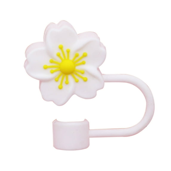 Anckoeil Silica Gel Straw Cap Cover Cute Straw Cap Cover Splashing Proof Straw Cap Cover Reusable Straw Cap Cover Water Bottle Straw Cover 0.4In Diameter