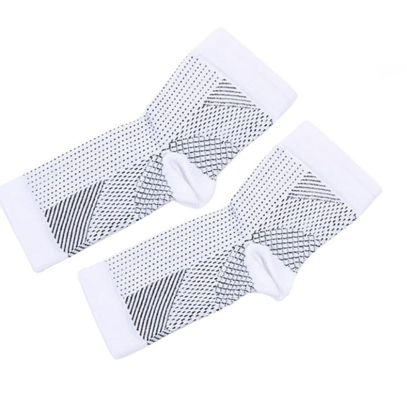[Clearance!] Ankle Compression Sleeve - Open Toe Сompression Socks for Swelling, Plantar Fasciitis, Sprain, Neuropathy - Nano Brace for Women and Men