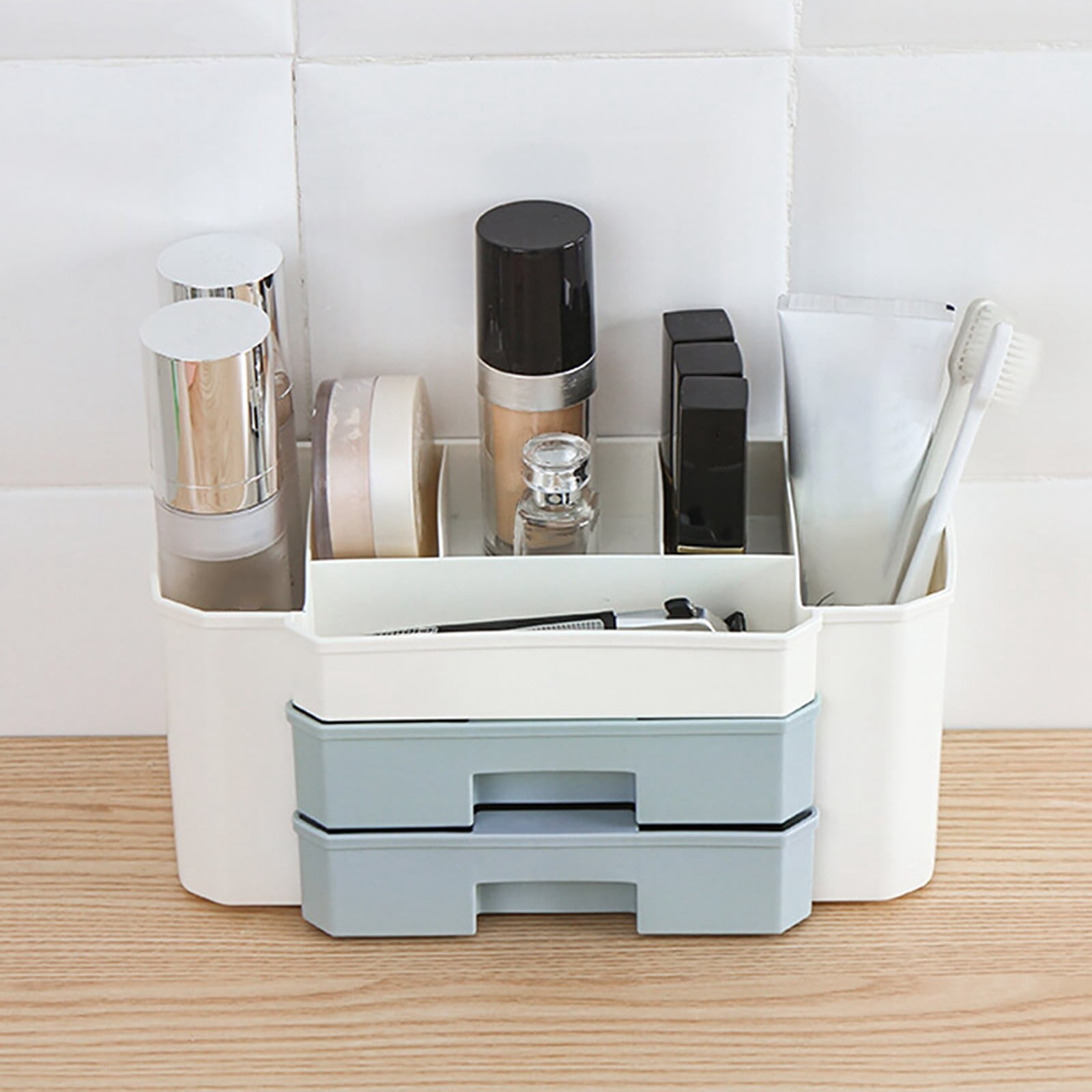 Clearance! Ankoty Storage Case Cosmetic Makeup Organizer with Drawers