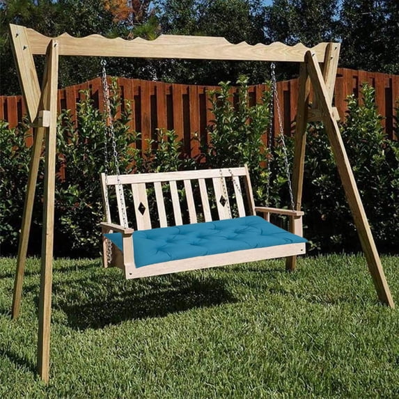 Clearance! Anti-Slip Bench Cushion for Outdoor Garden Furniture Patio Chair Cushions for Indoor Furniture Blue, Loveseat Pad, Outdoor Couch/Bench Seat Pads Waterproof 39x20inch Blue