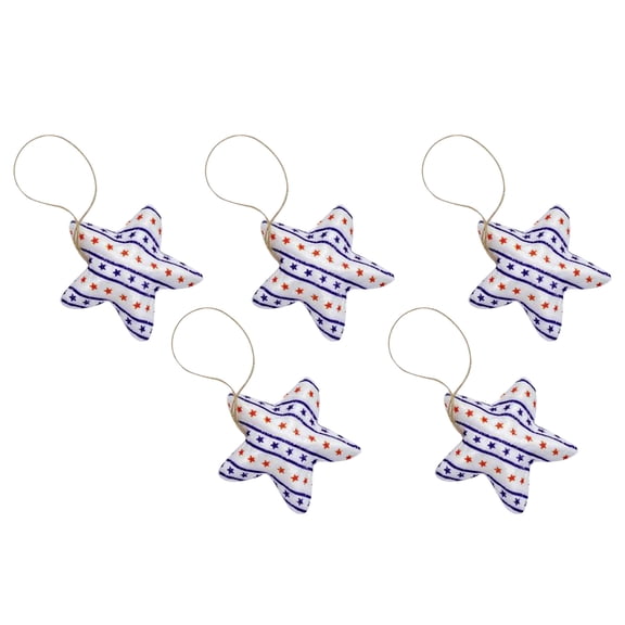 Antqov 4th of July Hanging Ornaments Star Wall Art Indoor Outdoor Decorative Star Decorations USA Decoration for Fourth of July Independence Day Memorial Day Party Supplies