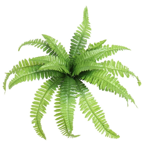 Antqov Artificial Shrubs Bushes, 1PCS Plastic Fern Leaves Persian Grass Large Fake Plants Wedding Indoor Outdoor Home Garden Kitchen Office Table Decor Gifts for Mom