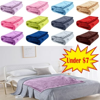 LSLJS Throw Blanket, Thickened Fleece Plush Throw Blankets Office