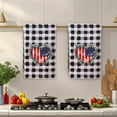 thumbnail image 1 of Antqov Memorial Day Hand Towels, 4th of July Independence Day US Flag Star Cotton Bathroom Dishs Towels for Decorative Drying Cleaning Cooking Supplies, 1 of 6