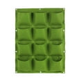 thumbnail image 1 of Antqov Vertical Plant Grow Bags, Wall Hanging Flower Pot Bags, Felts Vertical Wall Planter Pouch for Outdoor Plants, Flowers, Vegetables Supplies, 1 of 2