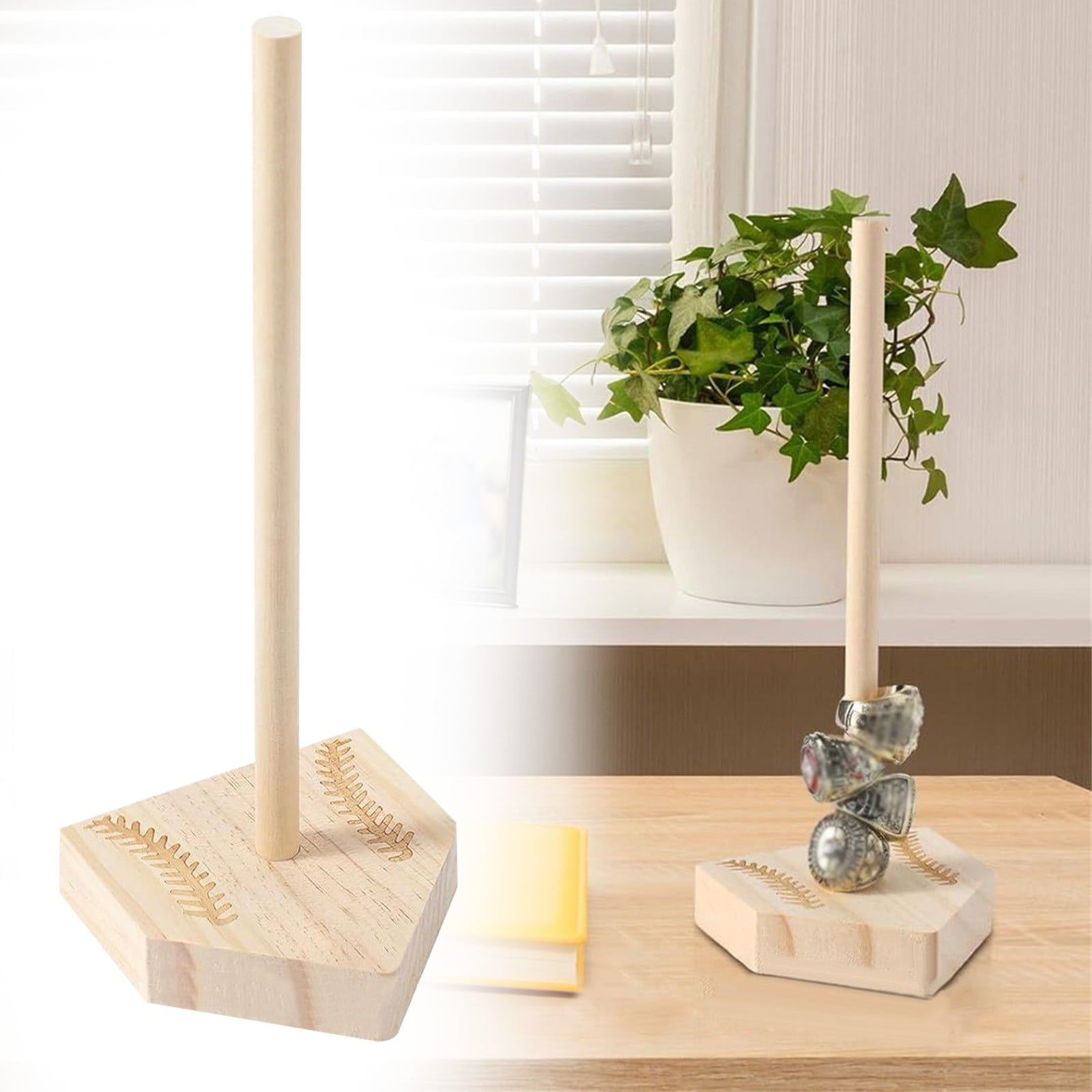 Clearance! Aoorsake Organizers And Storage Baseball Ring Holder